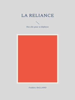 cover image of La reliance